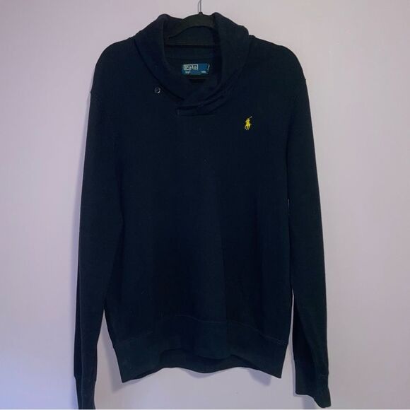 Polo by Ralph Lauren L Navy Turtleneck Sweater - Picture 1 of 7